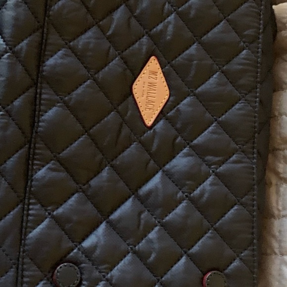 MZ Wallace Max Tote Black with Crossbody Strap EUC - Picture 3 of 6